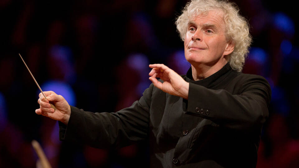 Erstes Konzert des Brahms/Schumann-Zyklus mit Simon Rattle