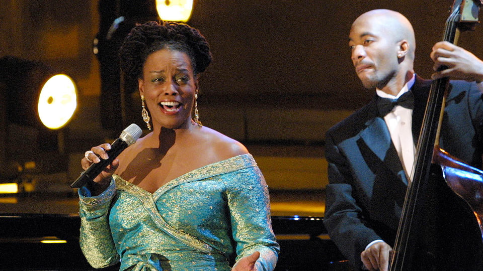 Simon Rattle und Dianne Reeves im Silvesterkonzert 2003