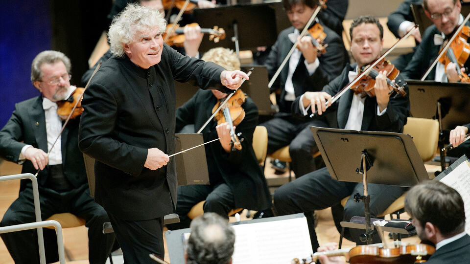 Fourth concert in the Brahms/Schumann cycle with Simon Rattle